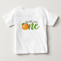 Pequena Camisa De Primeiro Aniversário Da Cutie