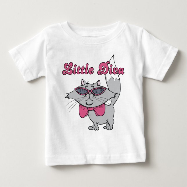 Pequena camiseta Diva/t-shirt infantil (Frente)
