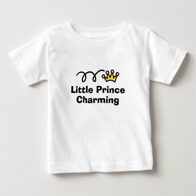 Pequena camiseta encantadora do Príncipe para recé (Frente)