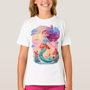 Pequena camiseta Mermaid