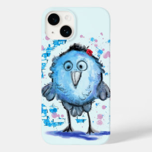 Pequena capas de iphone Azul Engraçada