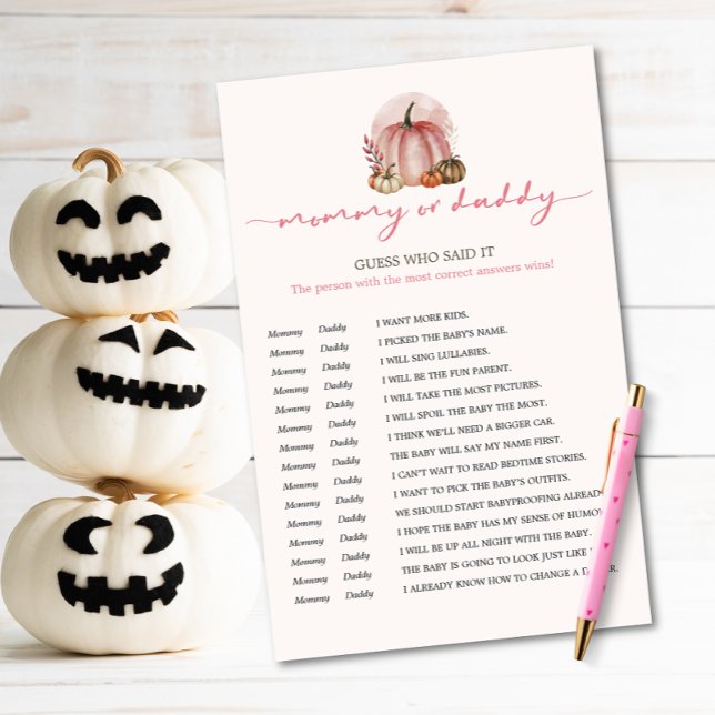 Pequena Chá de fraldas De Abóbora Que Joga (Criador carregado)