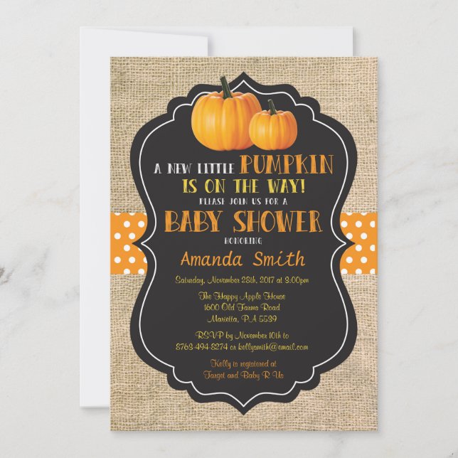 Pequena Coleta de Cartão de Convite para Chás de f (Frente)