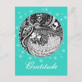 Pequena Correspondente | Cartão postal Aqua