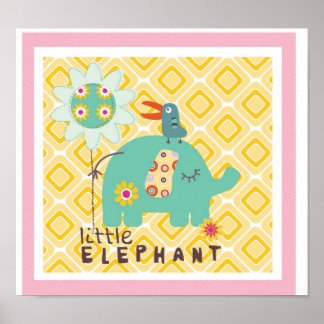 pequena decoração de parede de elefante