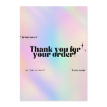 Pequena empresa Cartões de agradecimentos