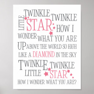 PEQUENA ESTRELA DE TWINKLE - TINTA DE IMPRESSÃO AR