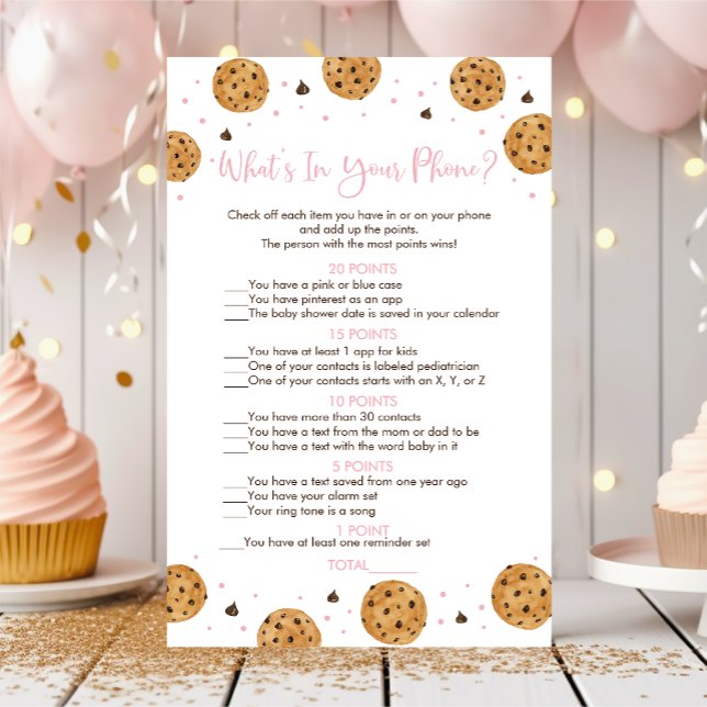 Pequena Garota Rosa Cookie O que há no seu jogo de (Criador carregado)