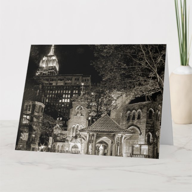 PEQUENA IGREJA NO GRANDE Cartão de Saudação (Frente)