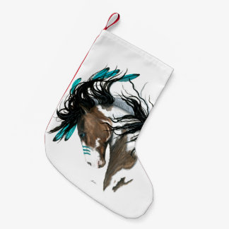 Pequena Meia de Natal Cavalos Majestosos por Bihrle