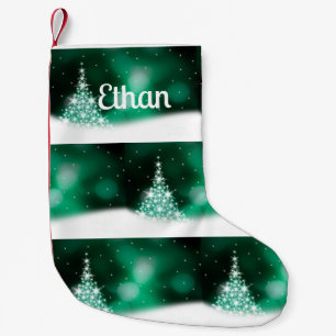 Pequena Meia de Natal de árvore de Natal personalizada