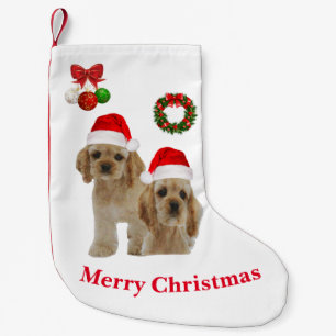 Pequena Meia de Natal de Cachorro