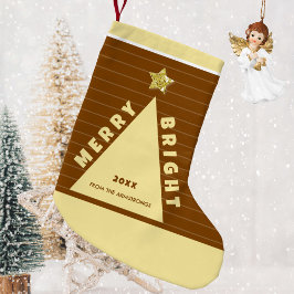 Pequena Meia de Natal em Chocolate Árvore de Natal Minimal