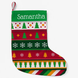 Pequena Meia de Natal Festiva