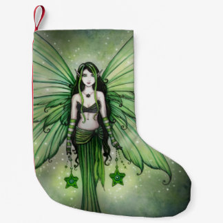 Pequena Meia de Natal Mágica de Fadas de Férias