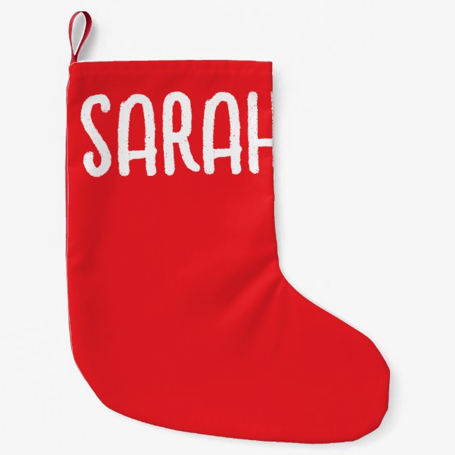 PEQUENA MEIA DE NATAL PERSONALIZADA (Frente)
