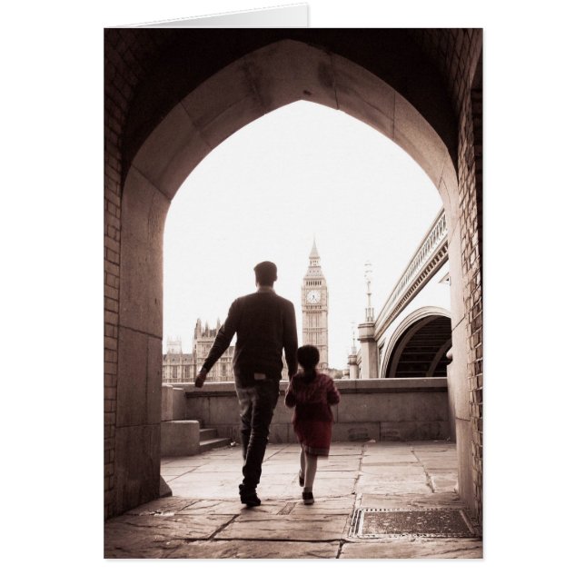 Pequena pai - Londres - Grande Cartão Ben (Frente)