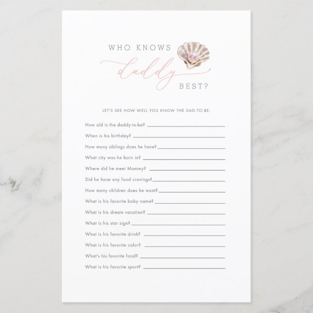 Pequena pérola debaixo do mar que conhece o melhor (Frente)