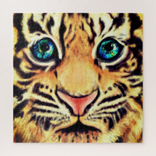 Pequena pintura de Quebra-cabeça Tigre
