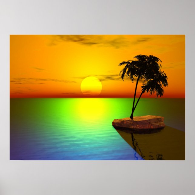 Pequena Poster da Ilha (Frente)