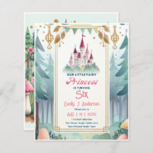 Pequena Princesa Fada Aniversário Qualquer Fairyta