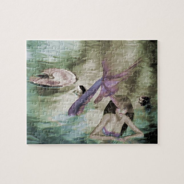 Pequena Quebra-cabeça de Sereia (Horizontal)