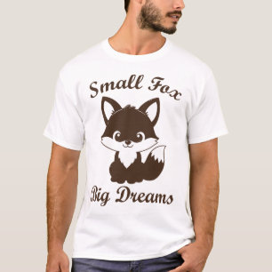 Pequena Raposa, Grandes Sonhos Camiseta de Raposa 