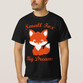 Pequena Raposa, Grandes Sonhos Camiseta de Raposa 