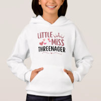 pequena senhorita threenager aniversário de 3 anos