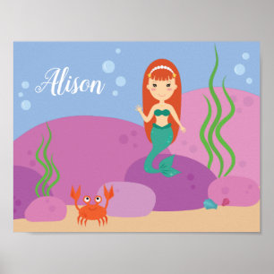 Pequena sereia poster