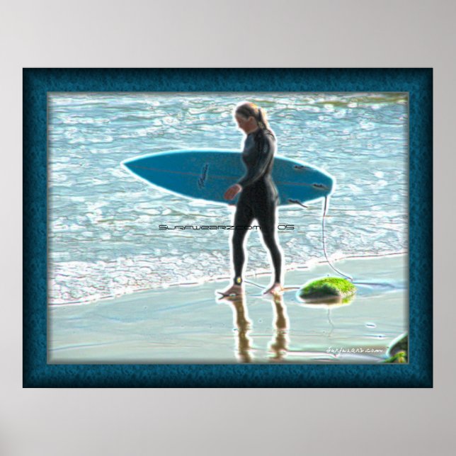 Pequena surfista Poster (Frente)