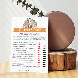 Pequena Turquia A Caminho! Chá de fraldas de Ação 