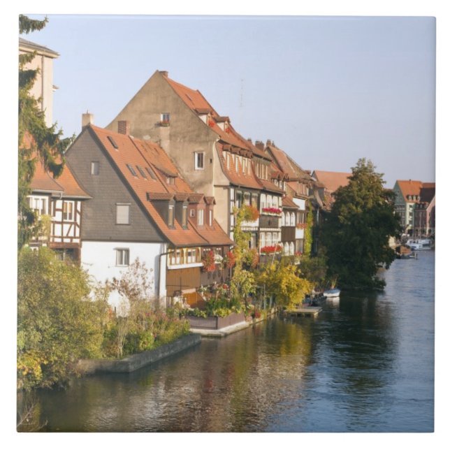 Pequena Veneza (Klein Venedig) e Rio Regnitz (Frente)
