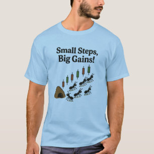 Pequenas etapas Grandes ganha camiseta