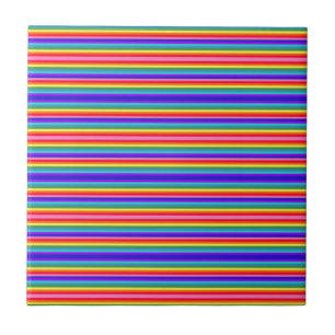 Pequenas faixas de cores arco-íris