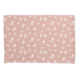 Pequenas Flores Brancas a rosa - padrão perfeito.