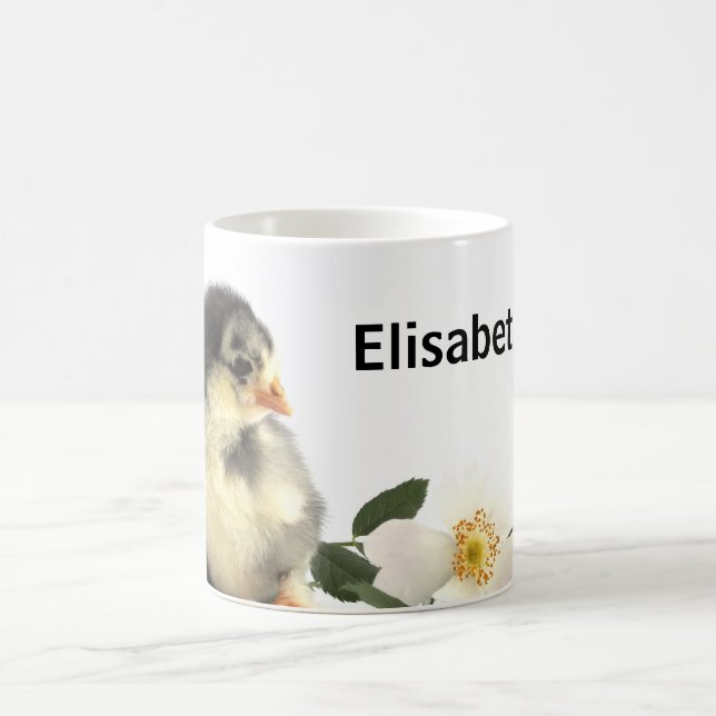 Pequenas galinhas peludas doce caneca de café (Centro)