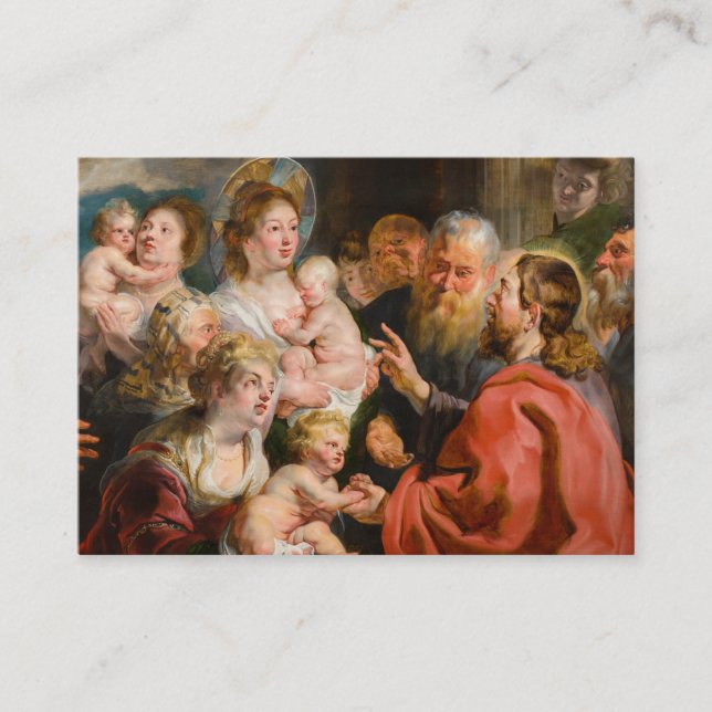 Pequenas maneiras para pequenos no CARTÃO HOLY (Frente)