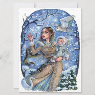 Pequenas Maravilhas Elf Baby Fantasy Snow Owen Art