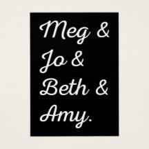 Pequenas Mulheres - Caracteres II