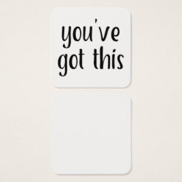 Pequenas notas de mensagens tipográficas "você tem