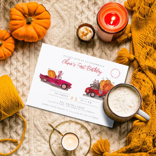 Pequeno Abóbora Está Virando Um Convite De Anivers