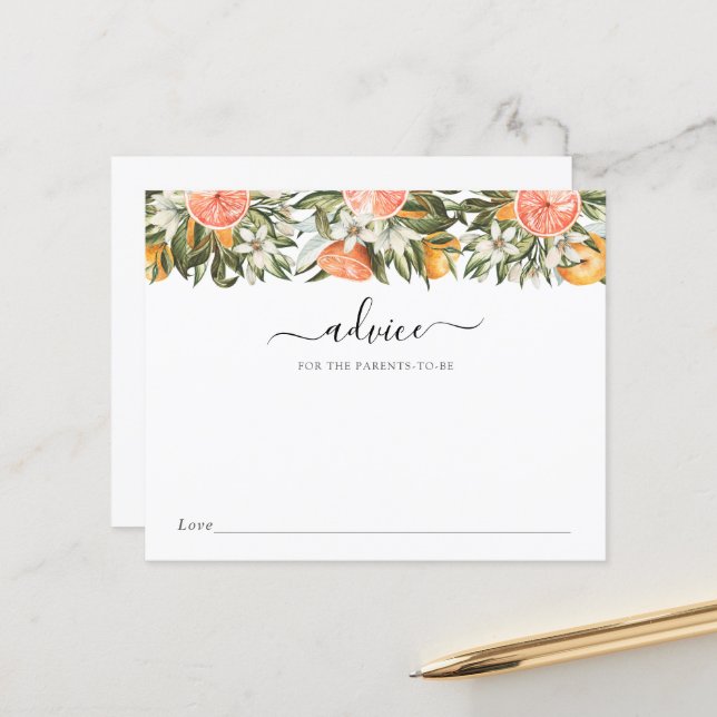 Pequeno Aconselhamento de Bebê Cutie para os Pais- (Frente/Verso In Situ)