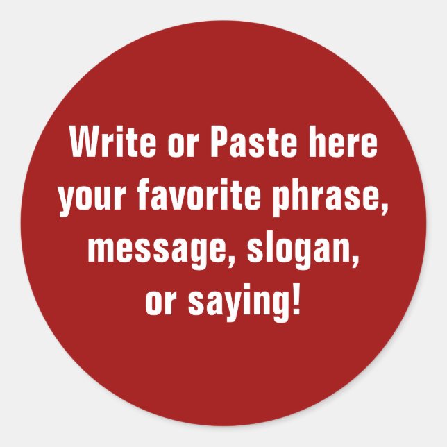 Pequeno adesivo (1½ polegada) (Frente)