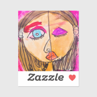 Pequeno adesivo autorretrato Picasso