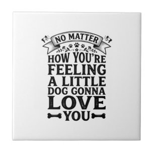 Pequeno Amor de Cachorro Tipografia Vintage Design