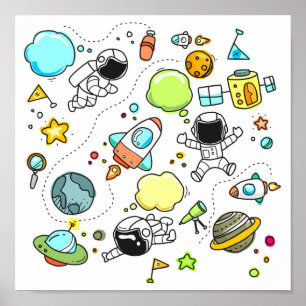 Pequeno Astronauta Poster