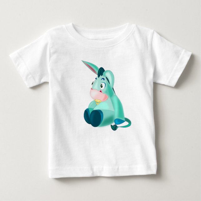 Pequeno Bebê Burro - Camiseta - Pintura (Frente)