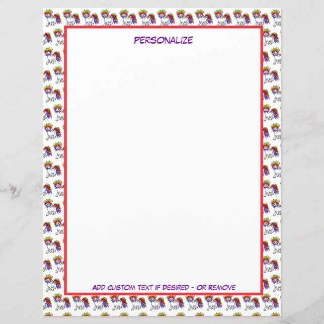 Pequeno Bebê Cónico - Cor do Arco-Íris Personaliza (Frente)