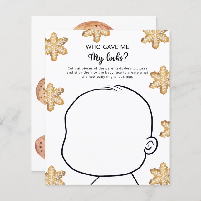 Pequeno biscoito - que me deu meu jogo de aparênci (Frente/Verso)